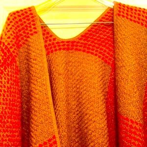 Multicolored like new cape one size